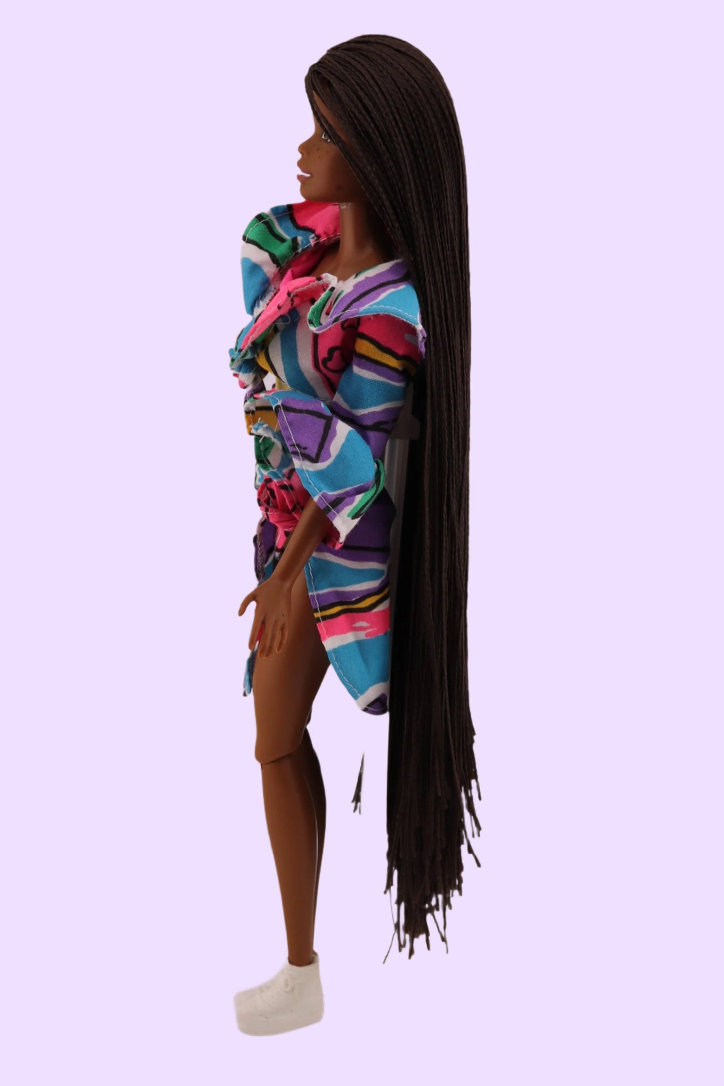 Custom OOAK Barbie with Micro Braids