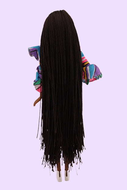 Custom OOAK Barbie with Micro Braids
