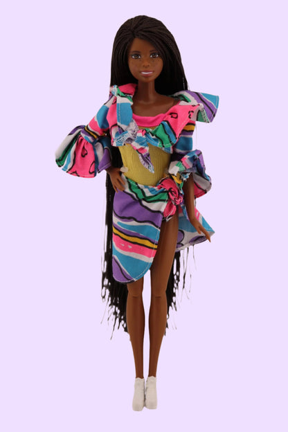 Custom OOAK Barbie with Micro Braids