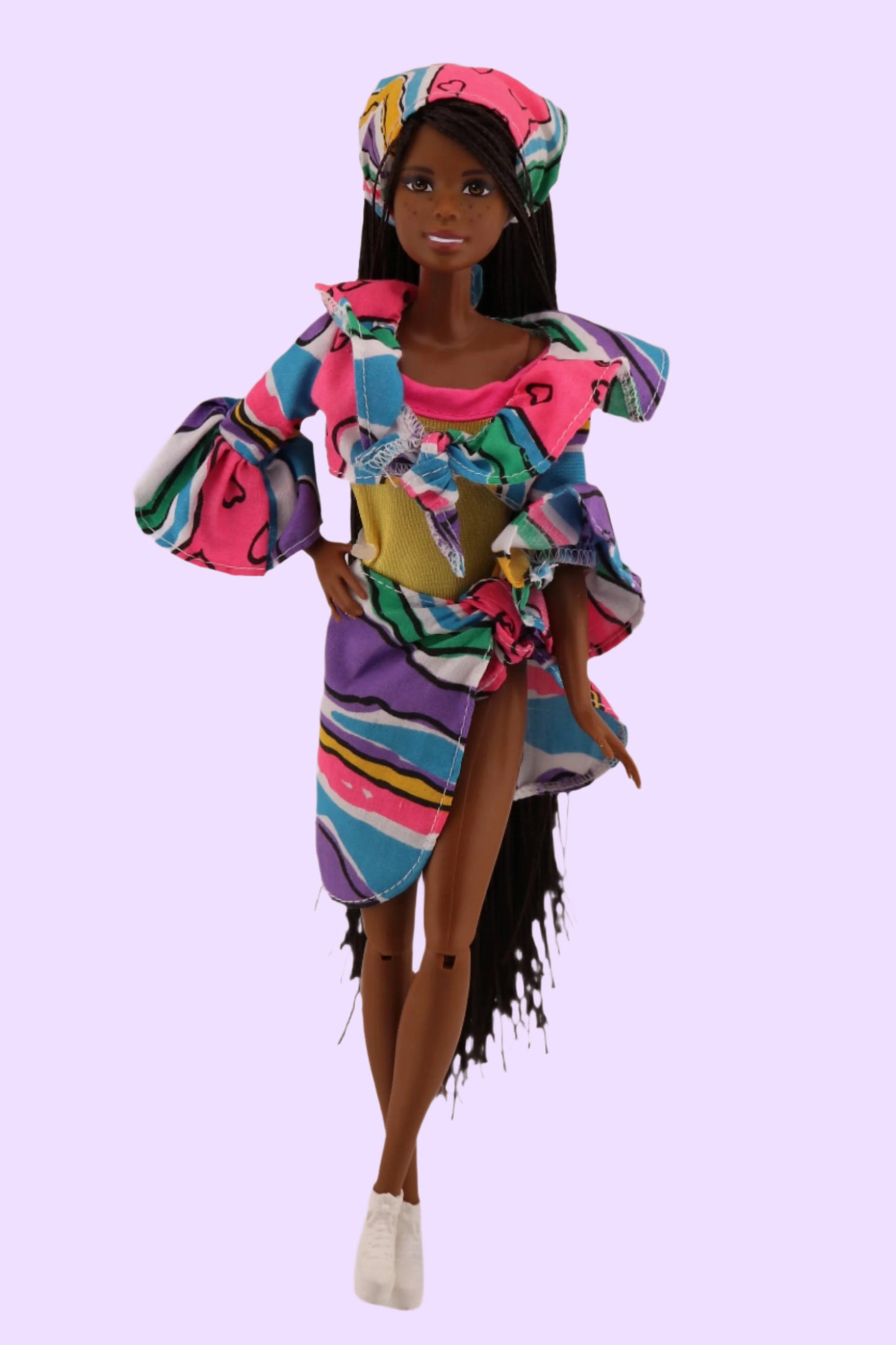 Custom OOAK Barbie with Micro Braids