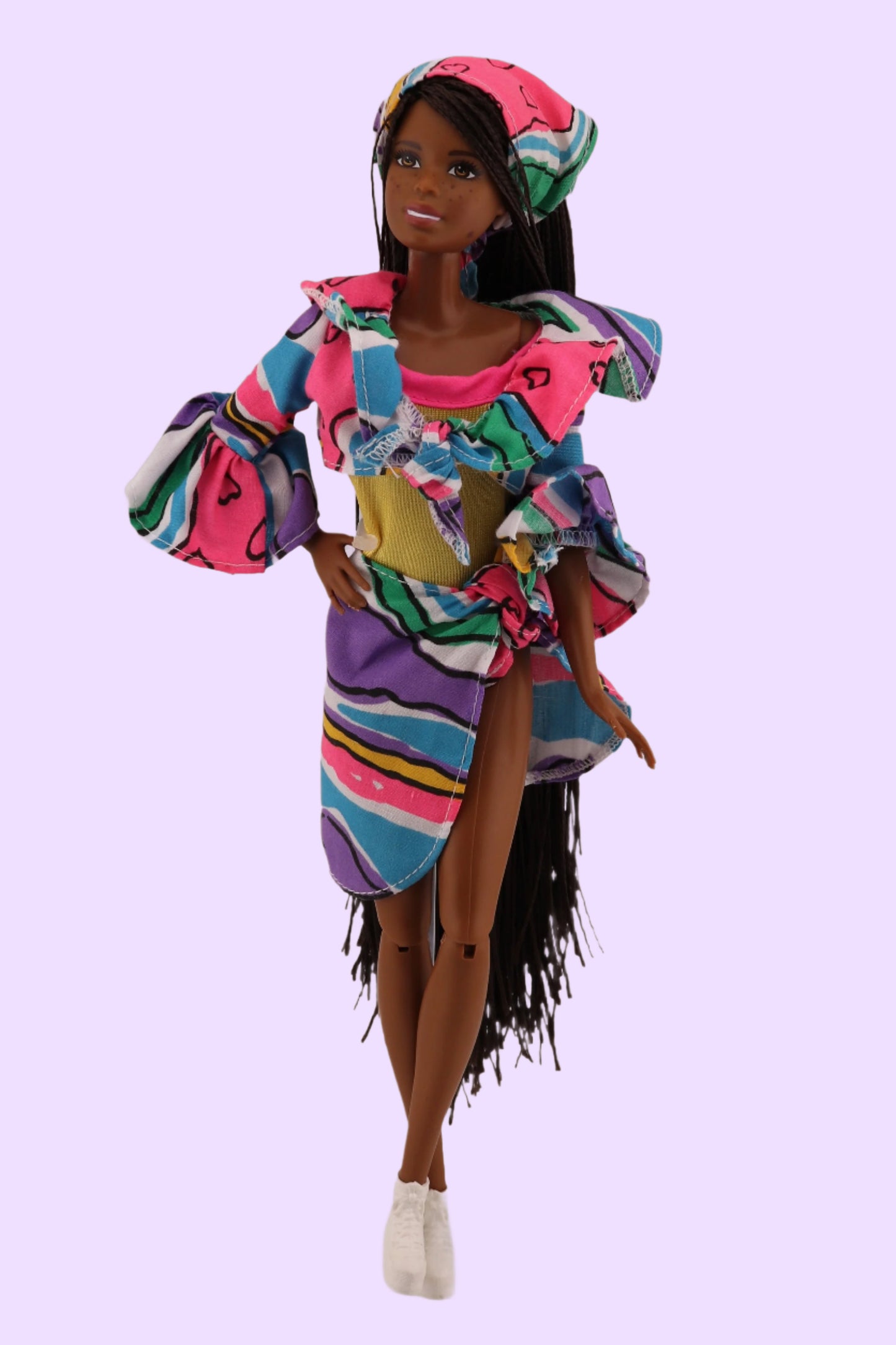 Custom OOAK Barbie with Micro Braids