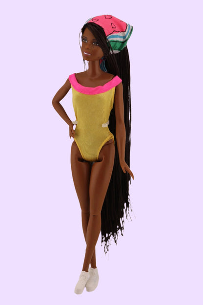 Custom OOAK Barbie with Micro Braids