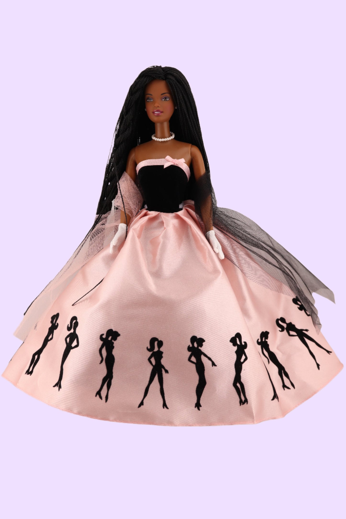 Timeless Silhouette Barbie with Micro Braids