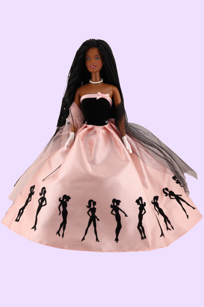 Timeless Silhouette Barbie with Micro Braids