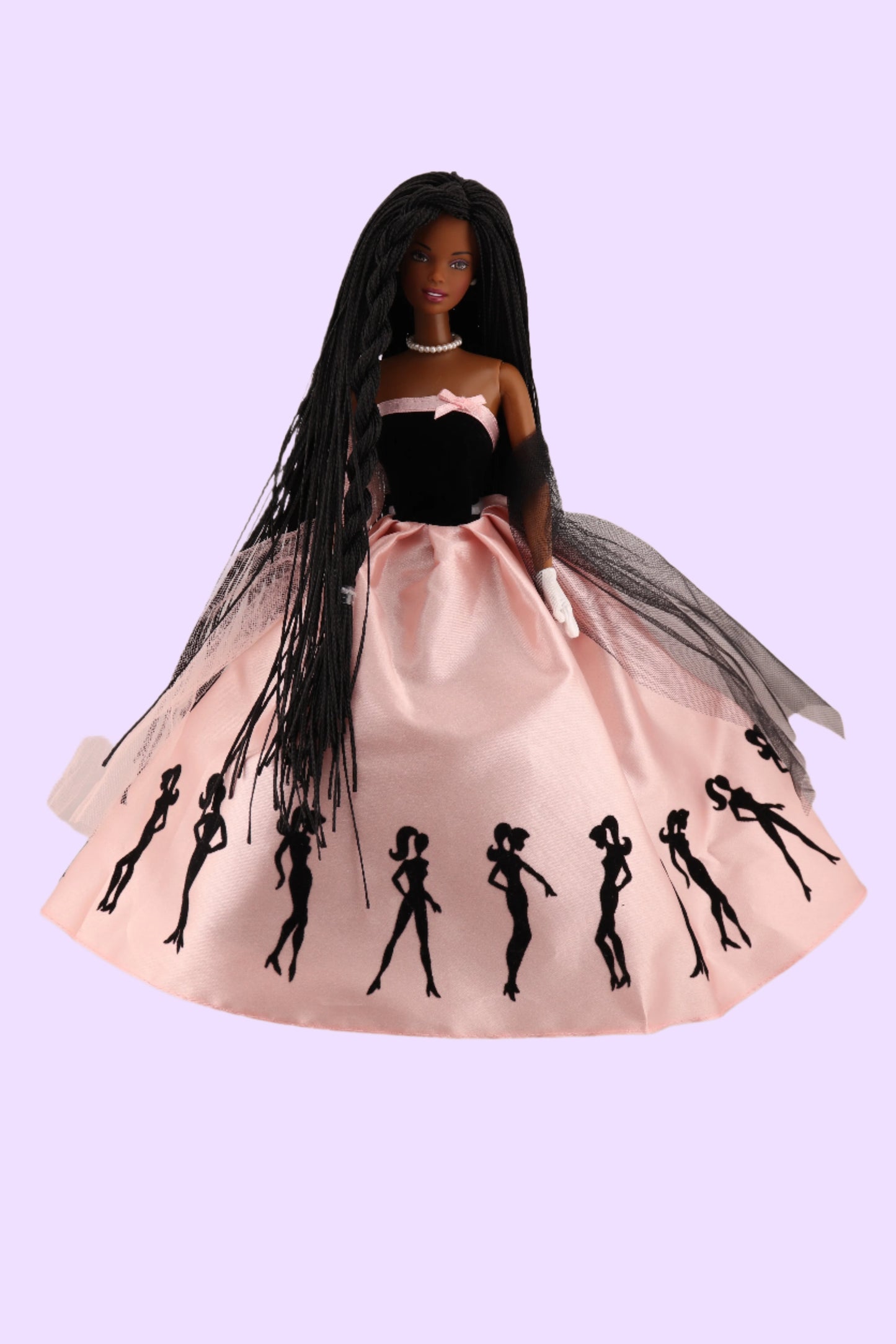 Timeless Silhouette Barbie with Micro Braids