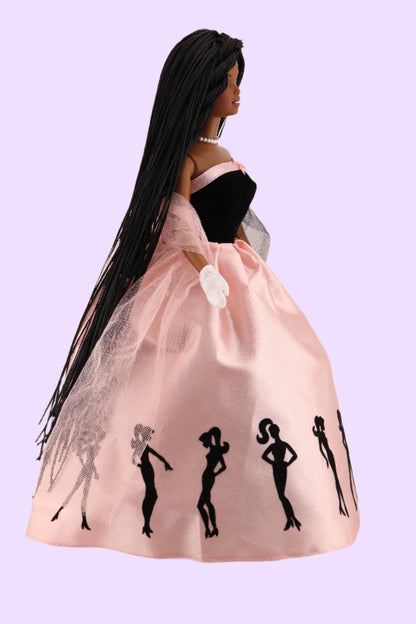 Timeless Silhouette Barbie with Micro Braids