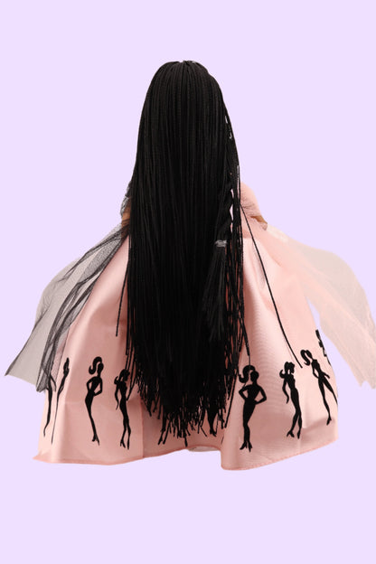 Timeless Silhouette Barbie with Micro Braids