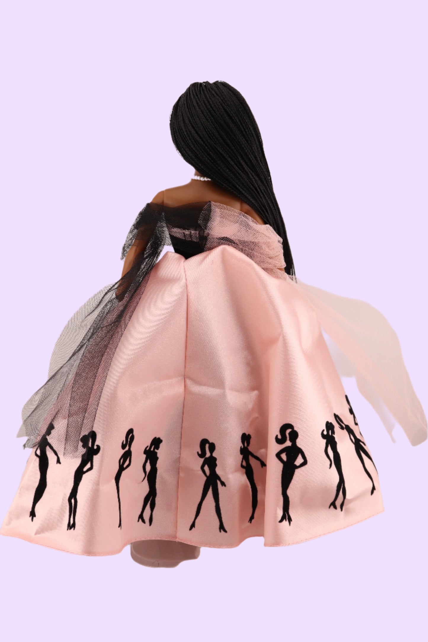 Timeless Silhouette Barbie with Micro Braids