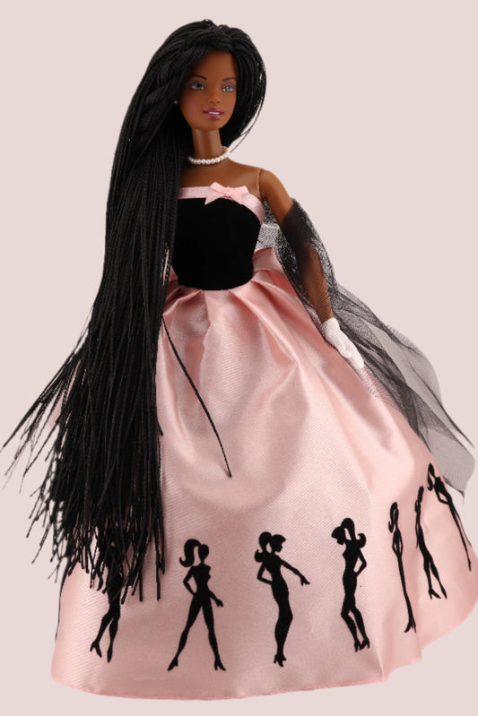 Timeless Silhouette Barbie with Micro Braids