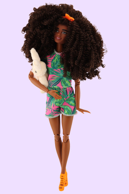 Curly One of a Kind Slumber Party Barbie