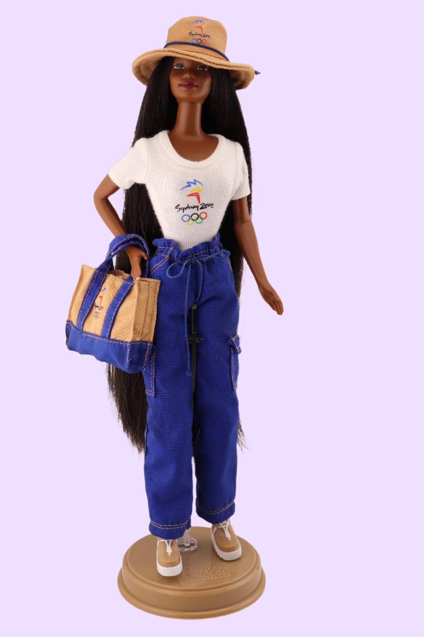 Rerooted 2000s Barbie Black and Brown Long Hair
