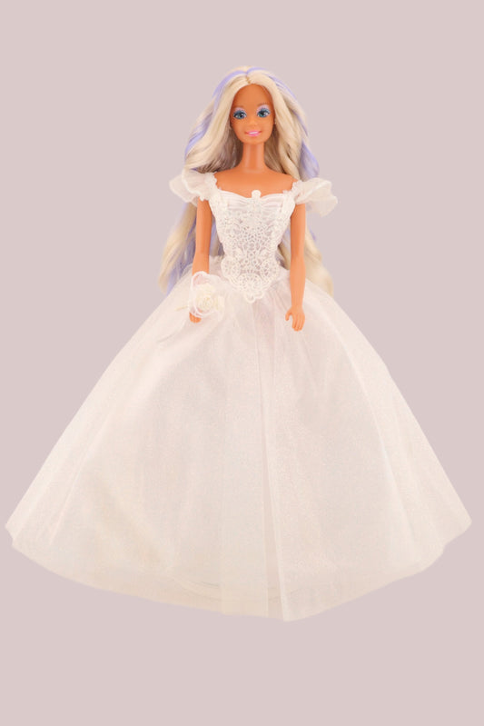 Custom Wedding Fantasy Barbie with Iridescent Hair