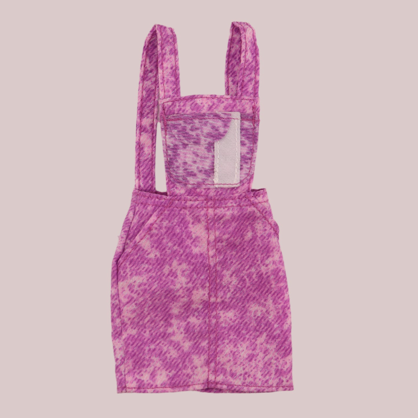 Benetton Fashion Purple Acid Washed Skirt Overalls (1990)