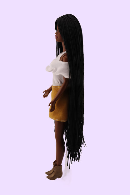 Micro-Braided 2001 Holiday Excitement Barbie