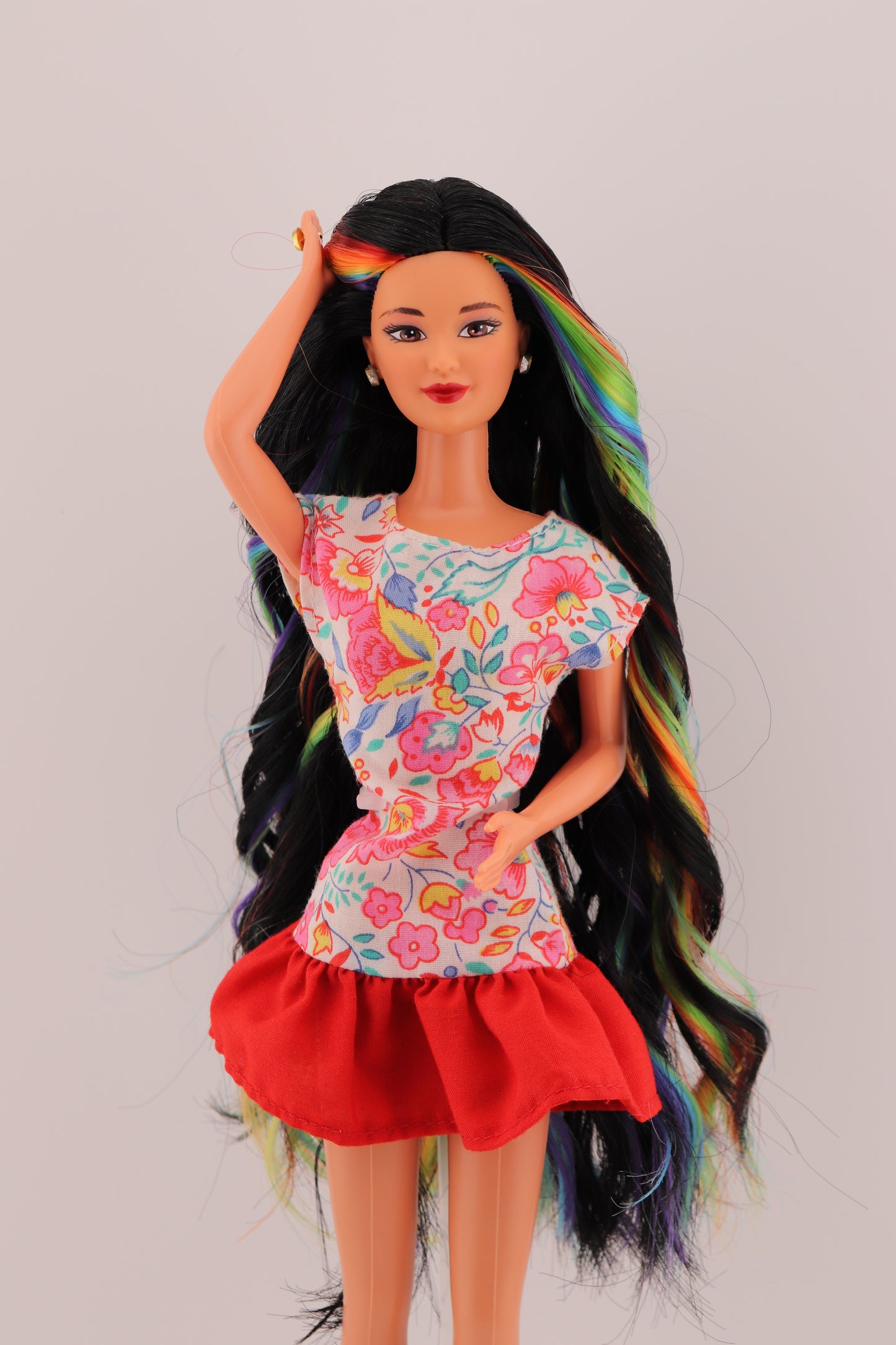 Asian Barbie with Rainbow Peek-A-Boo