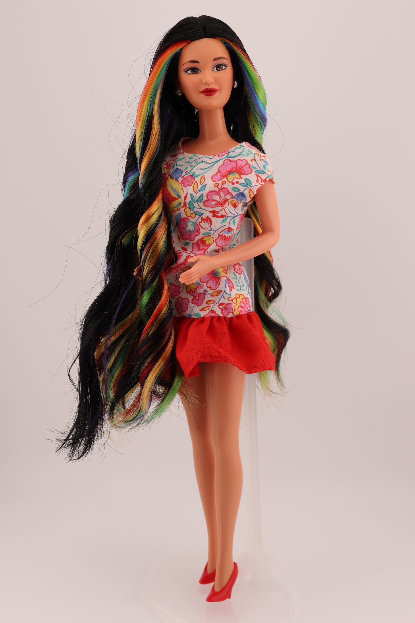 Asian Barbie with Rainbow Peek-A-Boo