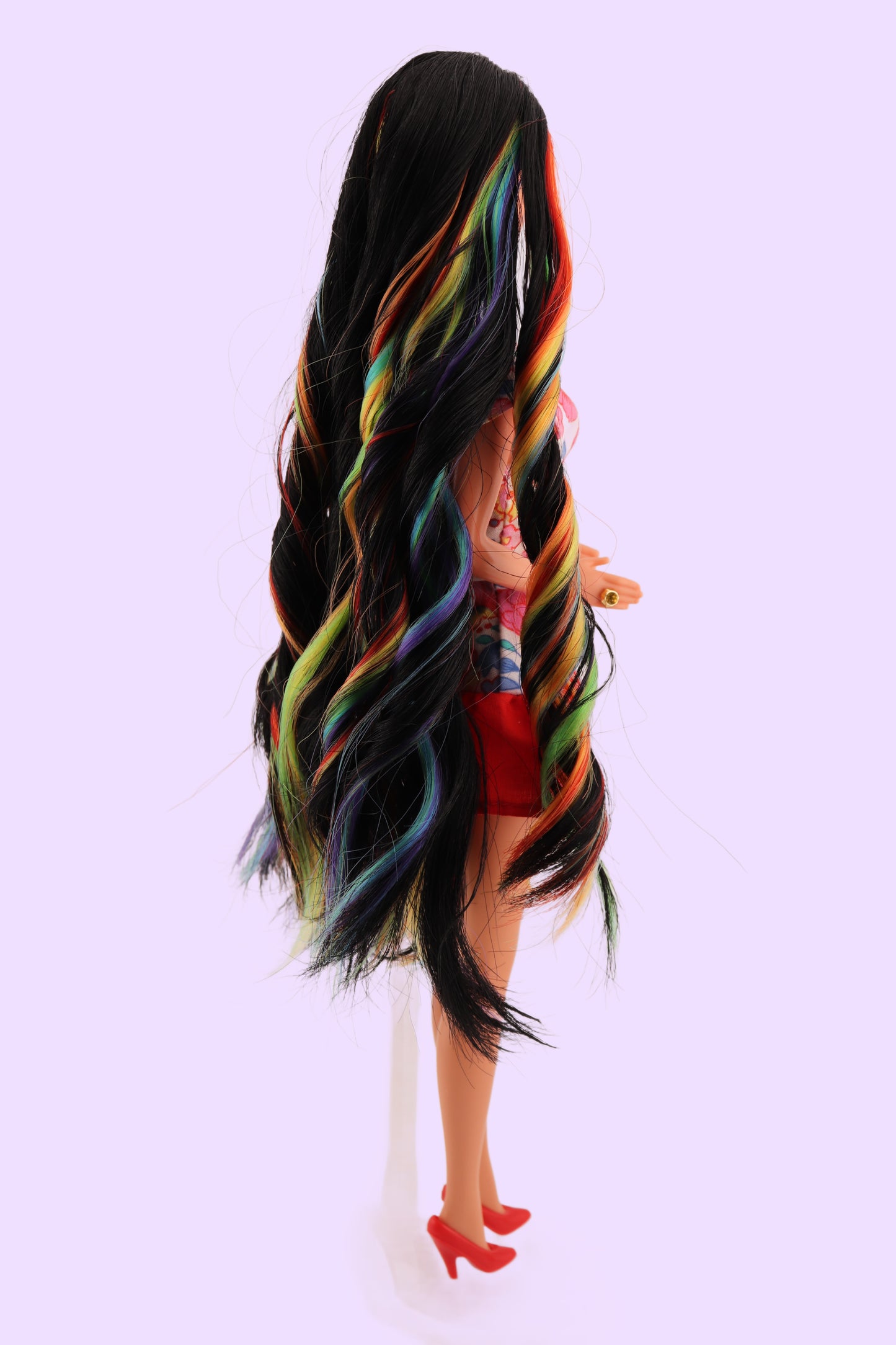 Asian Barbie with Rainbow Peek-A-Boo