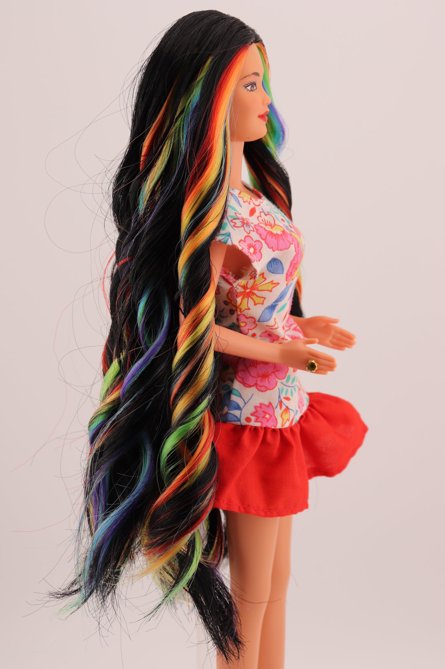 Asian Barbie with Rainbow Peek-A-Boo