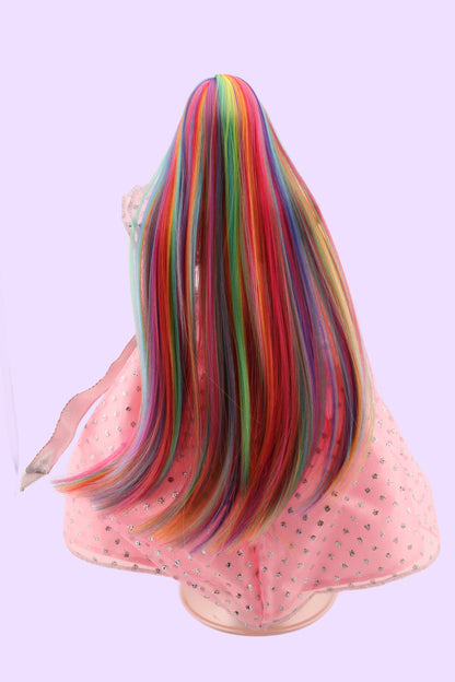 Pastel Rainbow Rerooted Teresa Barbie