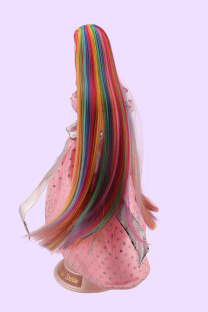 Pastel Rainbow Rerooted Teresa Barbie