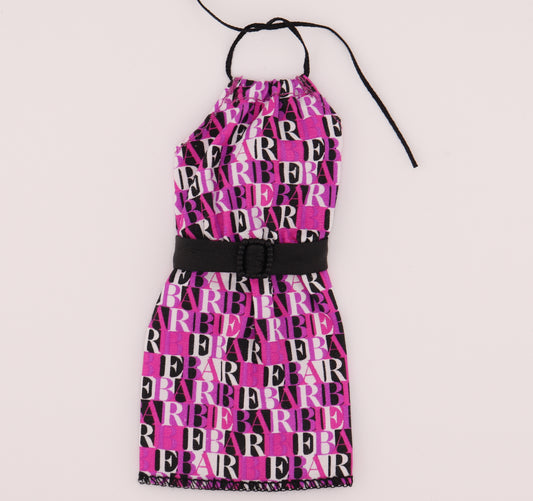 Barbie Pattern Dress Glam Barbie