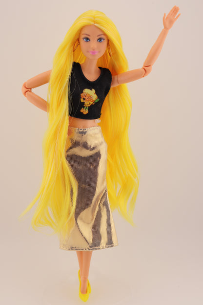 Lemon Meringue Strawberry Shortcake Custom Barbie