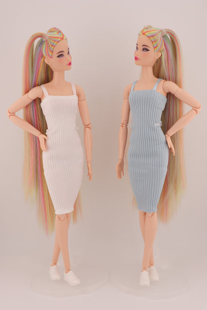 Ethereal Pastel Rainbow Hair Odile Barbie Reroot (2)