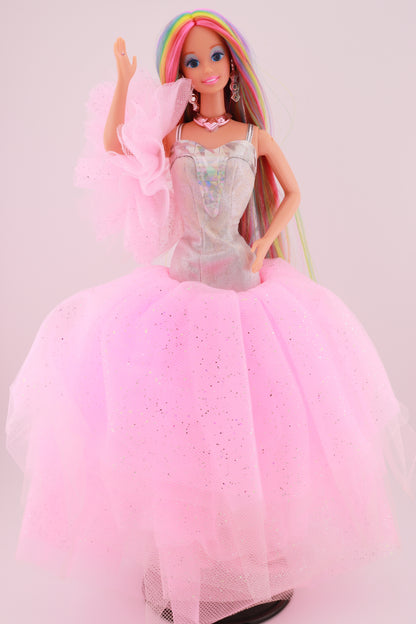 Rainbow Hair Custom Sparkle Eyes Barbie