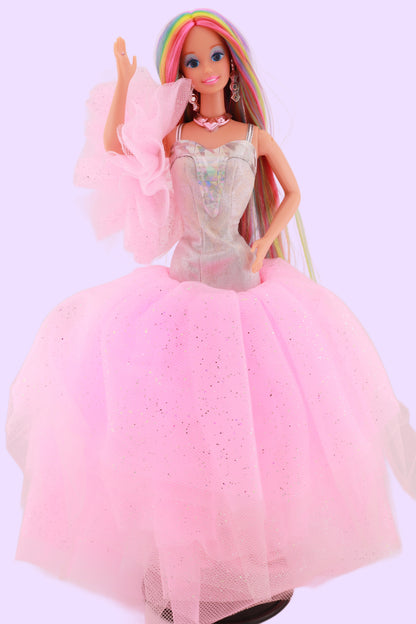 Rainbow Hair Custom Sparkle Eyes Barbie