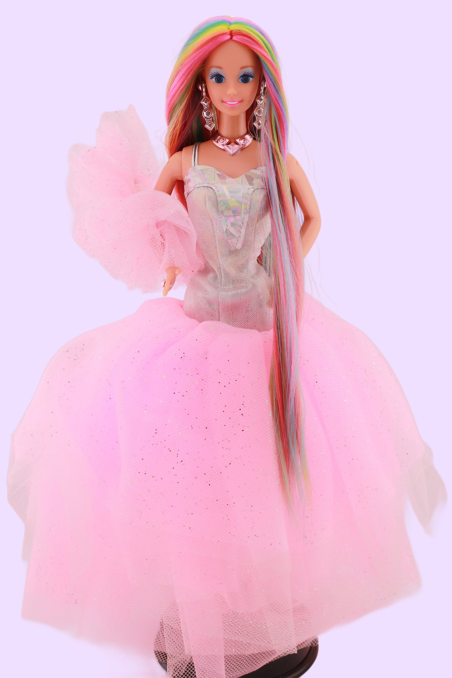 Rainbow Hair Custom Sparkle Eyes Barbie