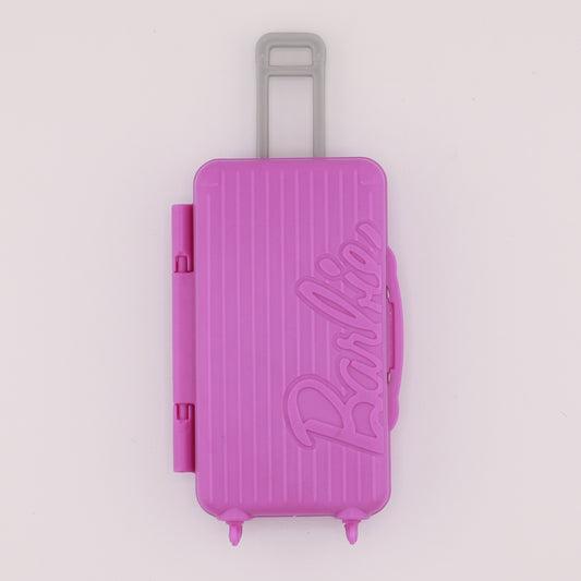 Barbie Purple Rolling Travel Suitcase