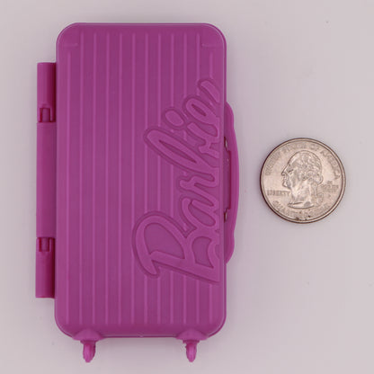 Barbie Purple Rolling Travel Suitcase