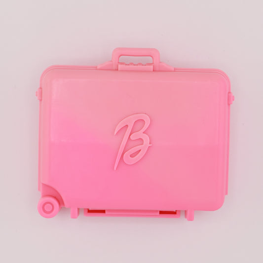 Pink Barbie "Rolling" Suitcase