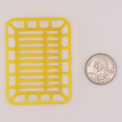 Yellow Dish Drying Rack