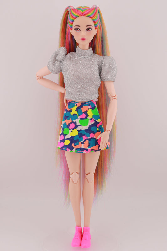 Signature Rainbow Hair Odile Reroot (Silver Top)