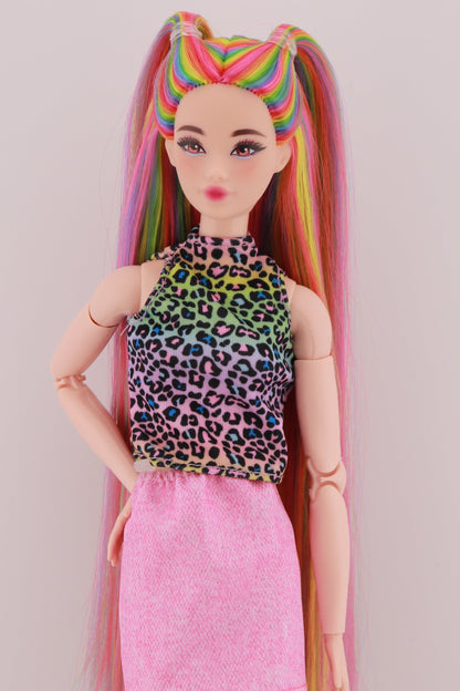 Signature Rainbow Hair Odile Reroot (Rainbow Top)