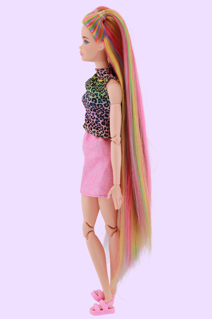 Signature Rainbow Hair Odile Reroot (Rainbow Top)
