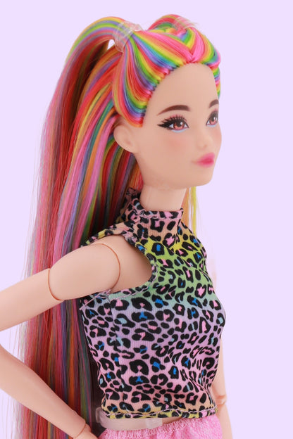 Signature Rainbow Hair Odile Reroot (Rainbow Top)