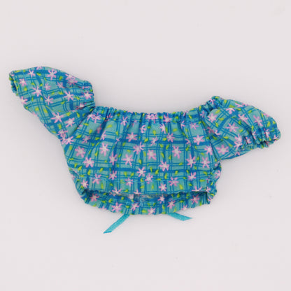 Blue Country Crop Top
