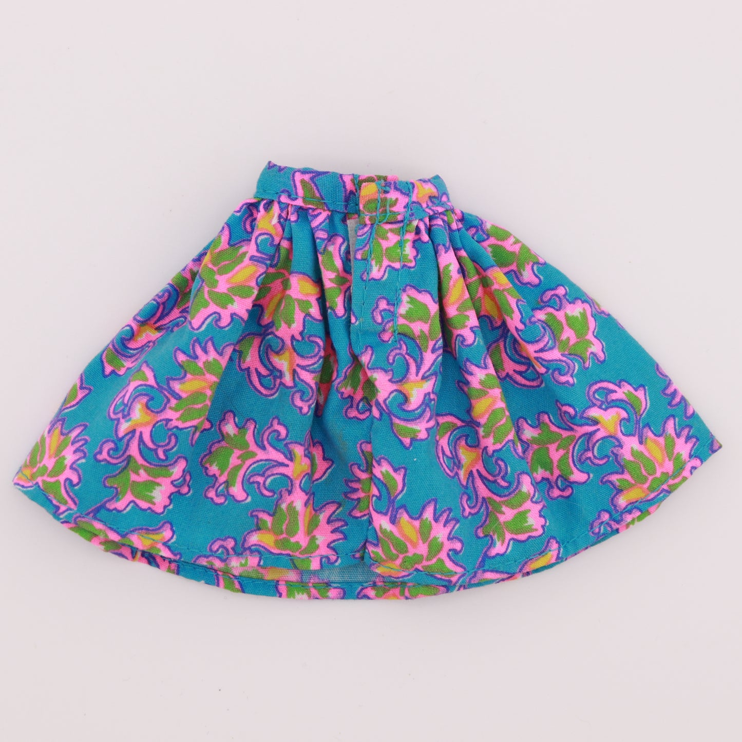 Blue Pleated Skirt