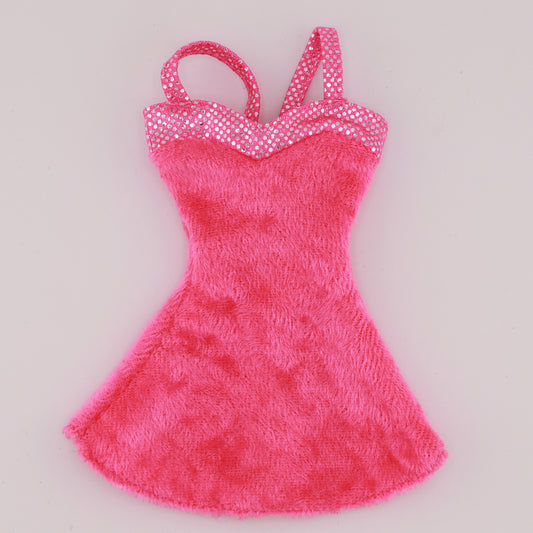 Sweetheart Barbie Pink Velvet Dress (1997)