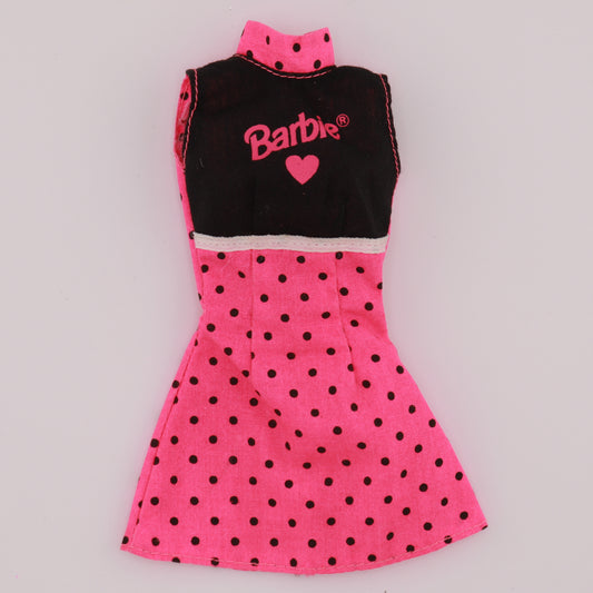 Barbie Polka Dot Printed Dress