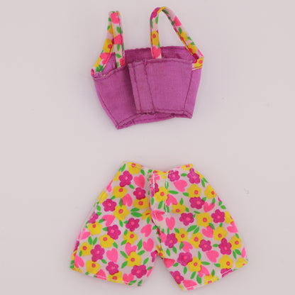 90's Floral Barbie Matching Outfit