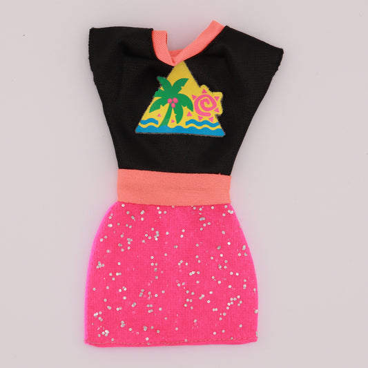 Glitter Hair Barbie Dress B(1993)
