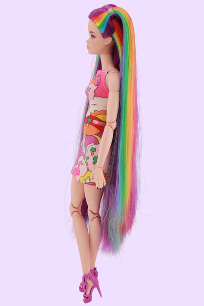 Purple and Rainbow Hair Odile Barbie