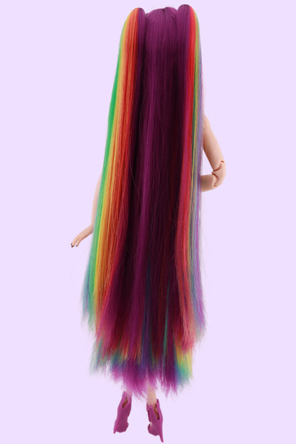 Purple and Rainbow Hair Odile Barbie