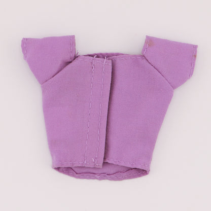 Purple Top with Butterfly Detail