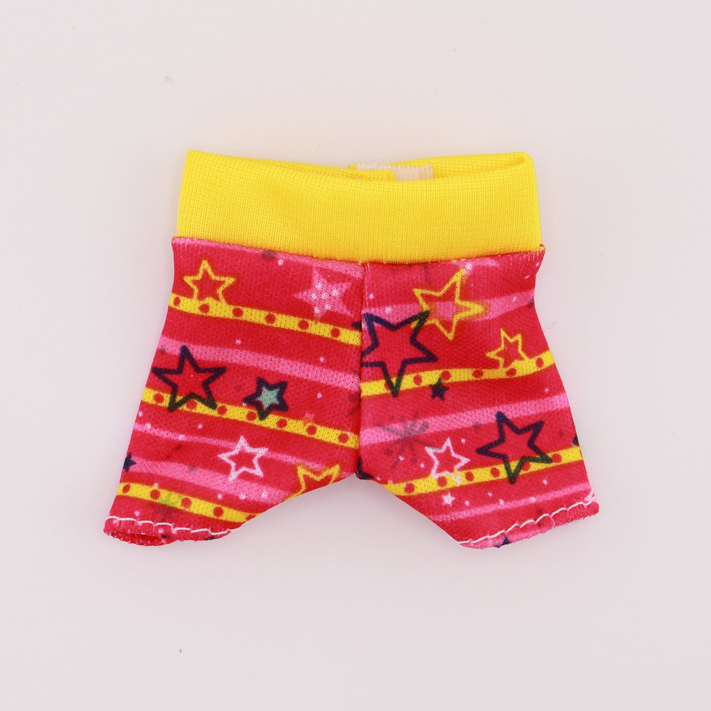 Yellow and Pink Star Workout Shorts