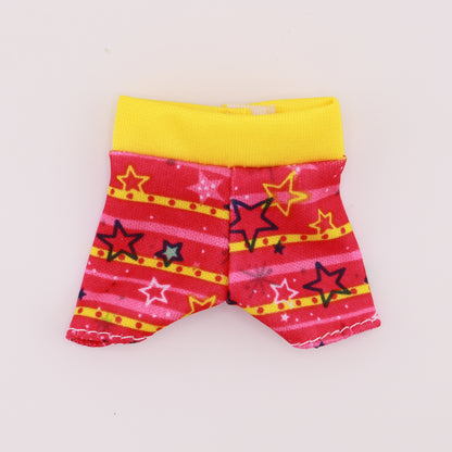 Yellow and Pink Star Workout Shorts