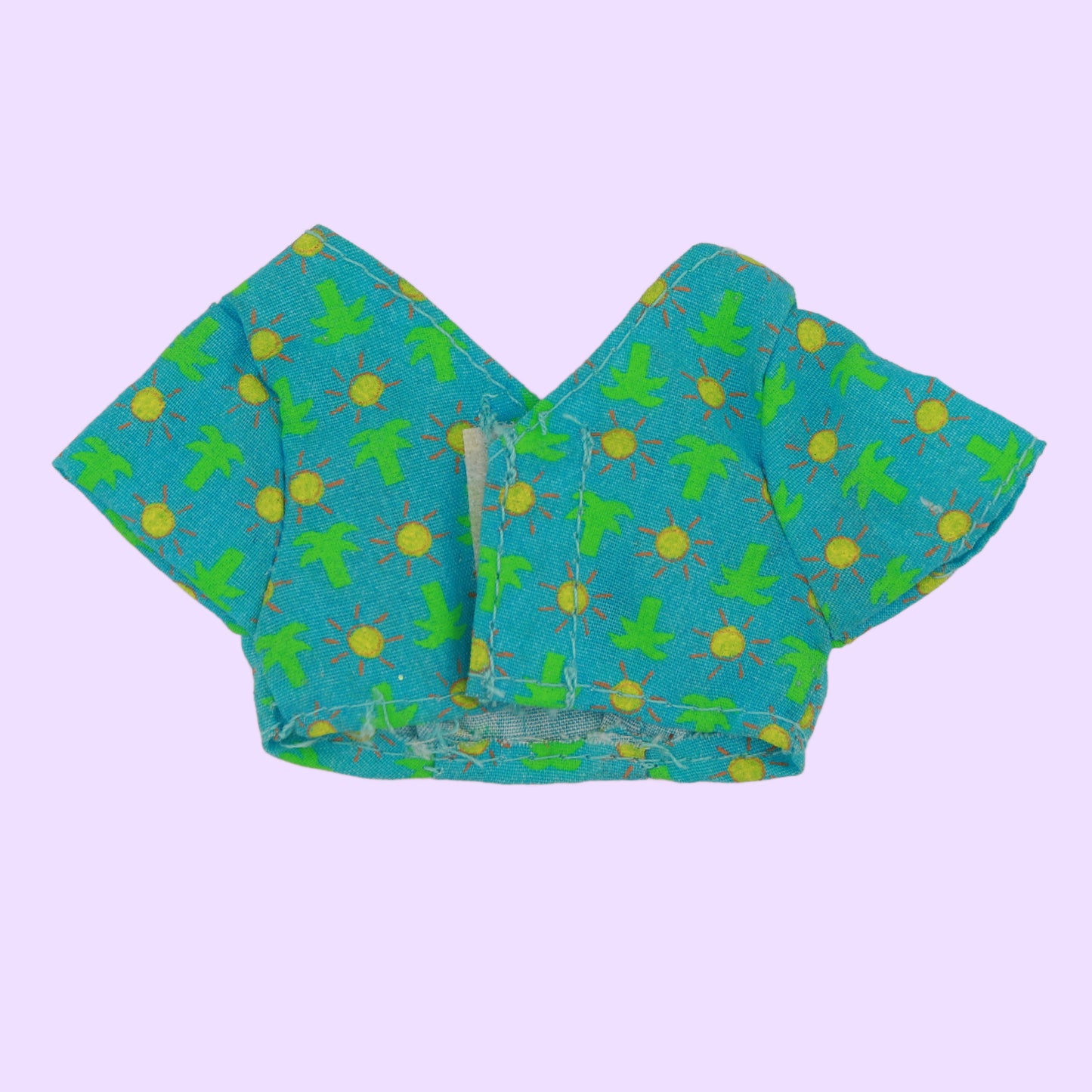 Palm Tree and Sun Crop Top